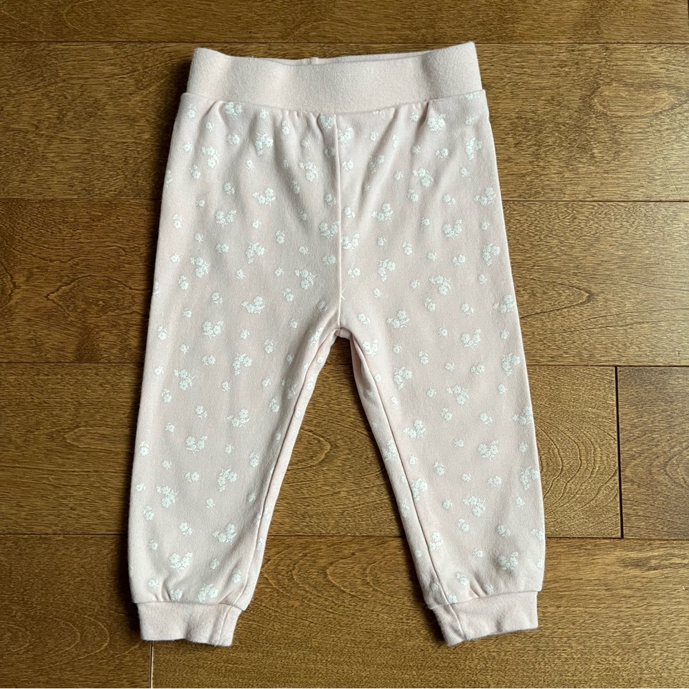 3/$10 BLUMIND Baby girl pants 9m organic floral
